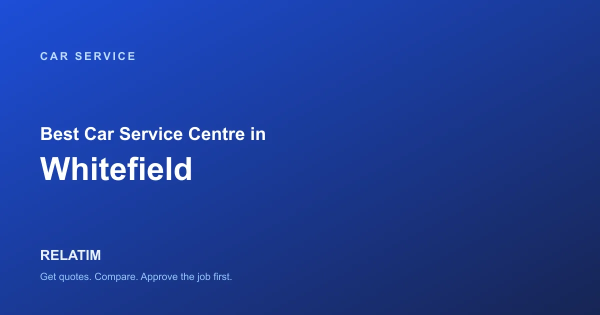 Best Car Service Centre in Whitefield, Bangalore